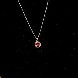 Amethyst Swarovski Crystal SS Necklace